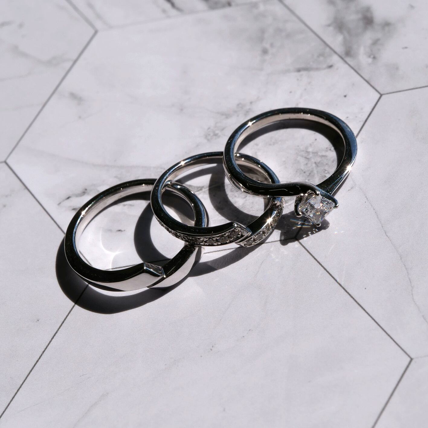 【プラチナ結婚指輪 ゴールド結婚指輪 マリッジリング】K18 Pt950 天然ダイヤモンド 結婚指輪  マリッジリング ペアリング シリーズ010LB