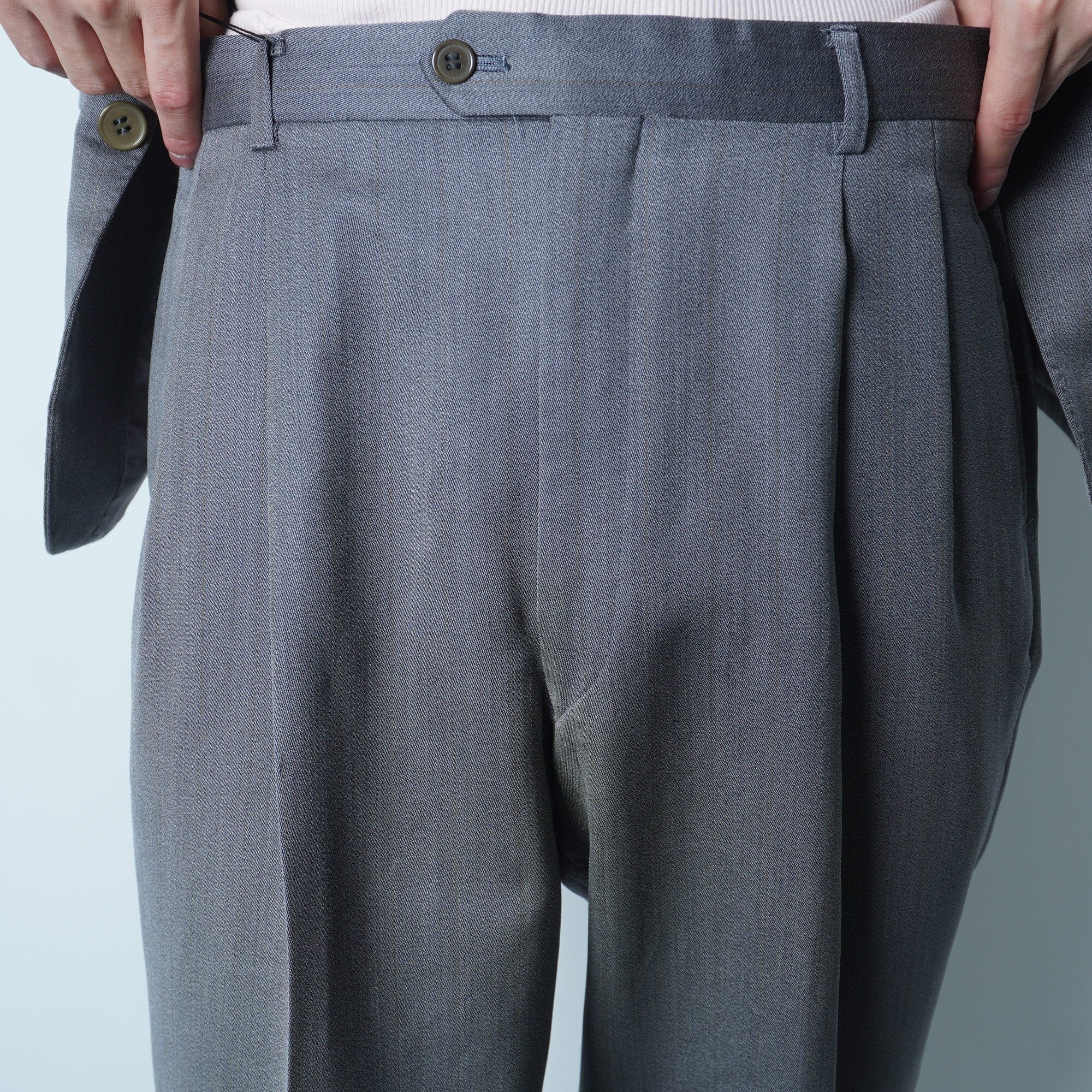 Yves Saint Laurent】イブサンローラン WOOL100％シングル2B