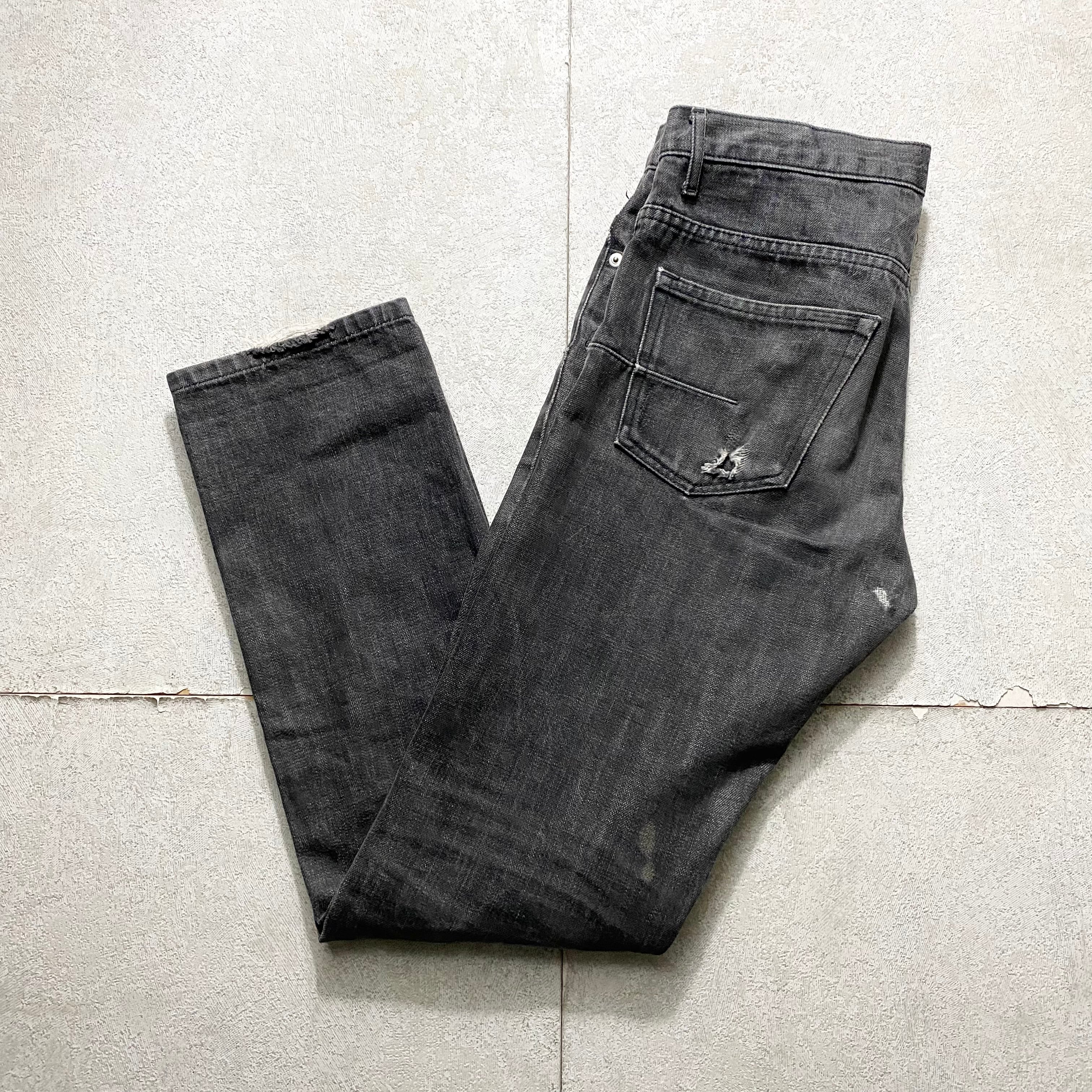 2003AW DIOR HOMME black skinny denim | NOIR ONLINE