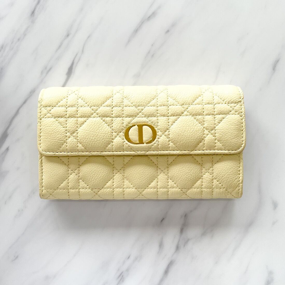 Christian Dior ディオール 長財布 カロ S5039UWHC Women SLG DIOR CARO LONG WALLET CALFSKIN 1