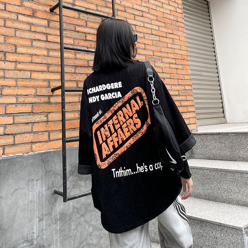 Tシャツ オータムウィンタープリント柄トップス 秋物 冬物 ラブタオタオダレンハウス38133466548