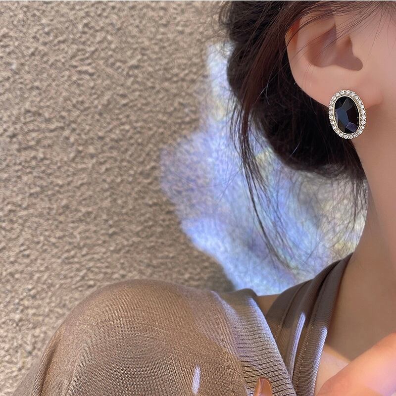 【即日発送】Fragrance Ear Jewelry ＊ BLACK ＊ AC-10