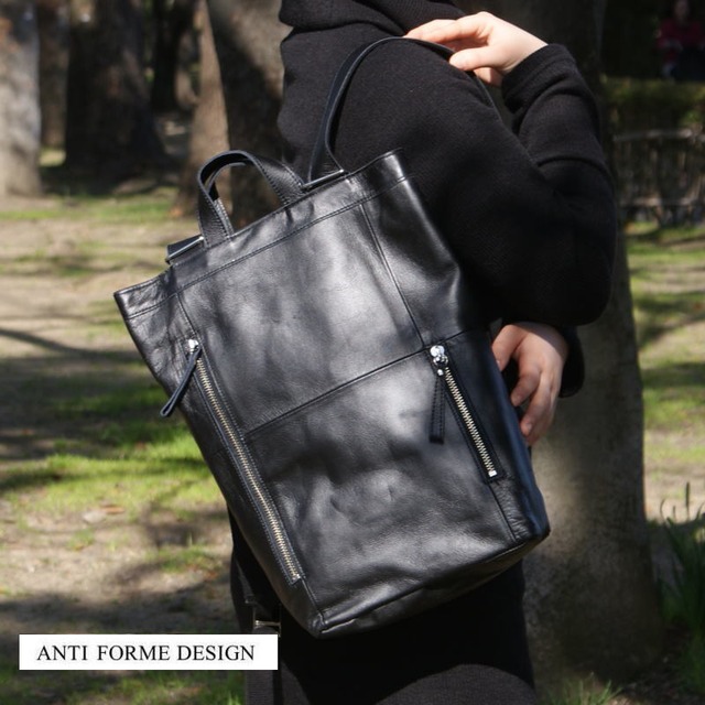 日本製】【afd・アンチフォルムデザイン】ソフトオイルレザー縦型 