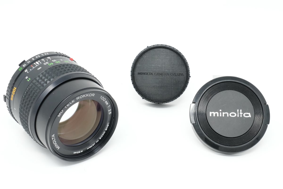 【極美品】動作◎ ミノルタ TELE ROKKOR 105mm F2.5 161 ginei_mflm10026