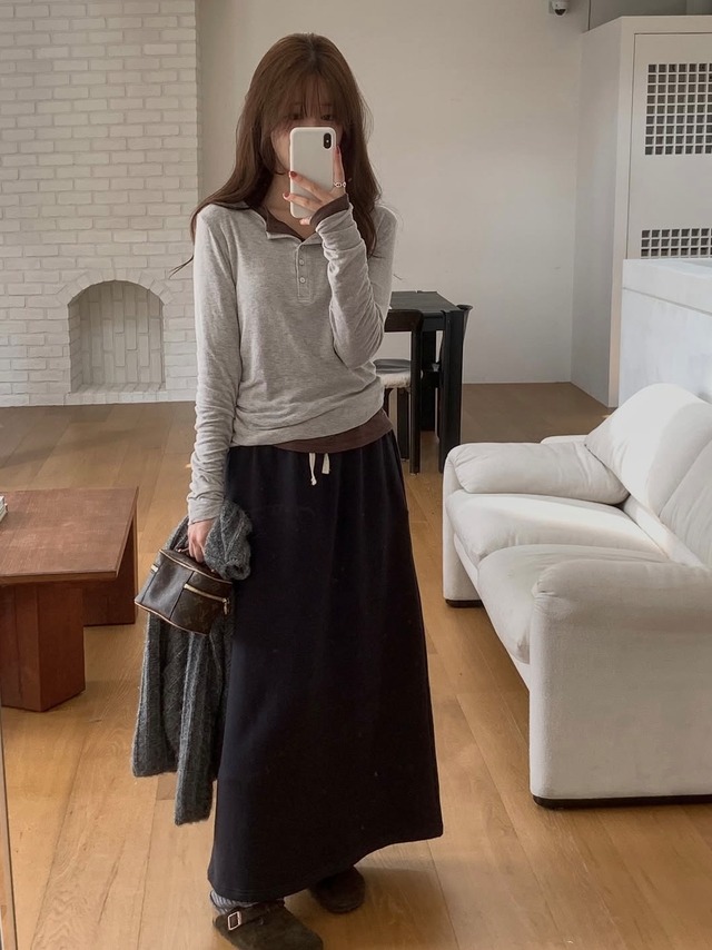 (予約) miel / Trip button T-shirts 5color