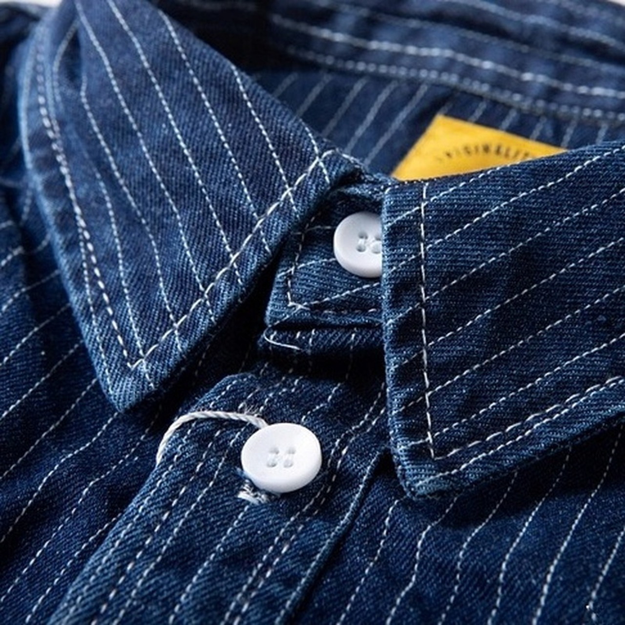 Stripe Pattern Long Sleeve Loose Fit Shirt ◇2color H0886