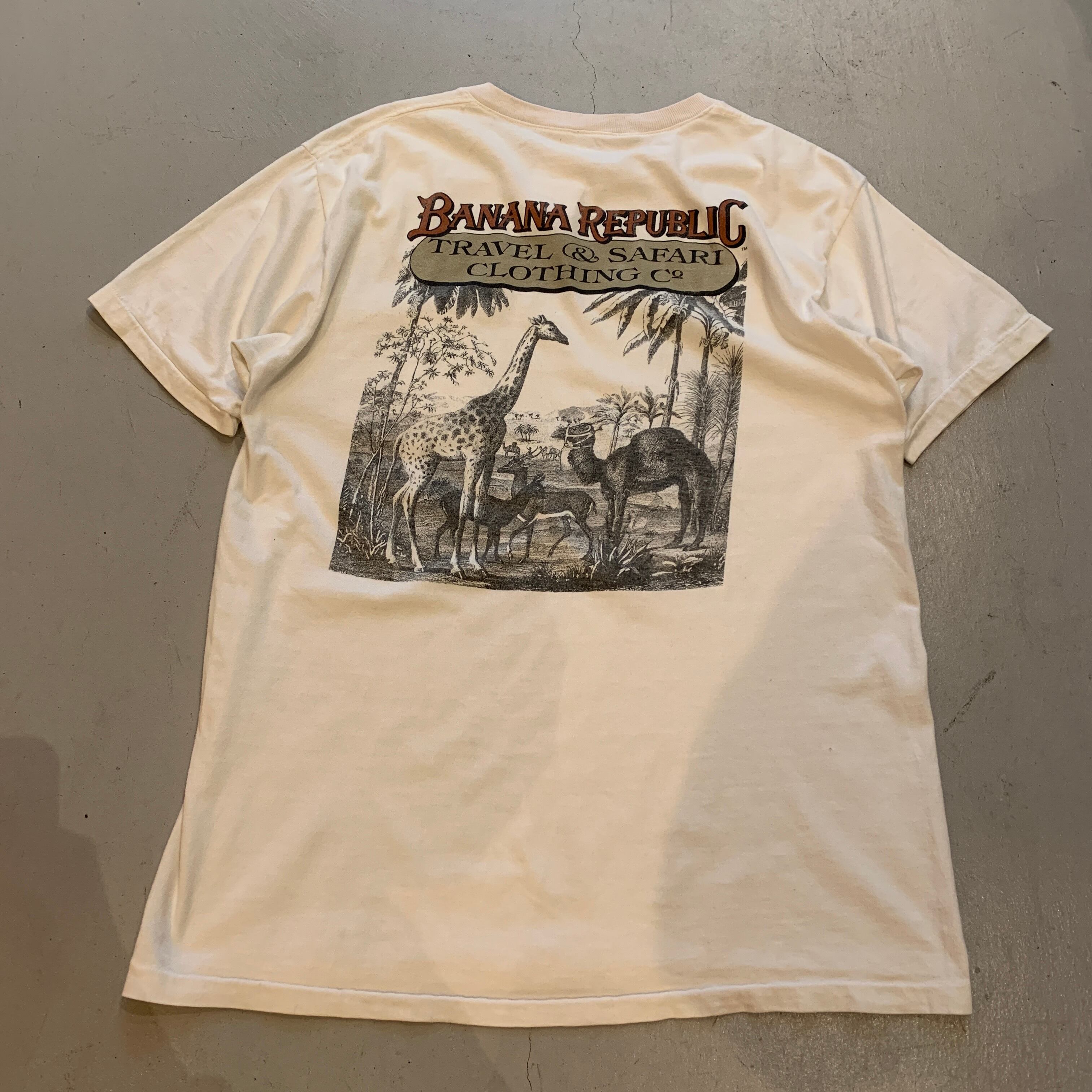 80s〜90s BANANA REPUBLIC T-shirt【高円寺店】 | What’z up powered by BASE