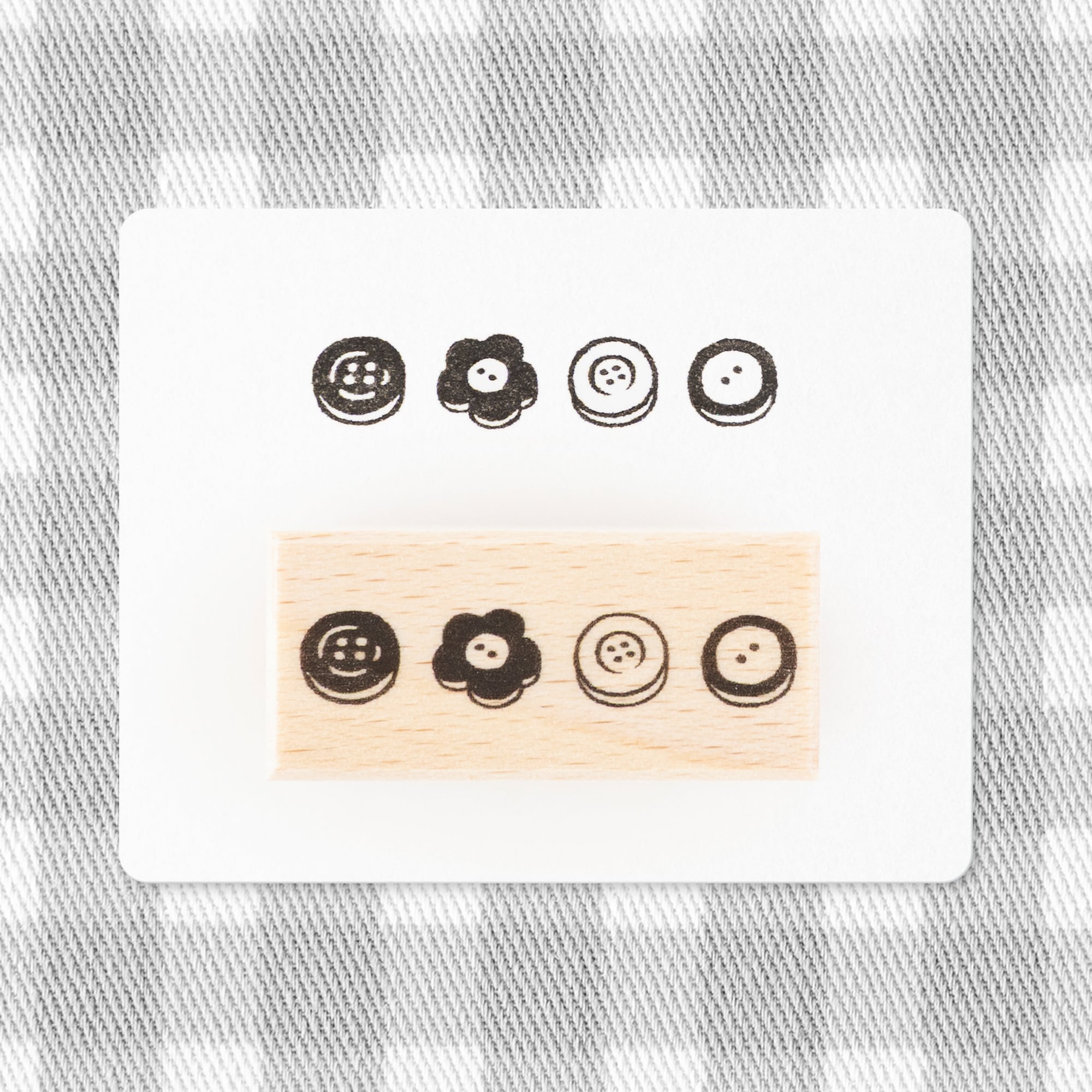 レトロなボタン | はんこ