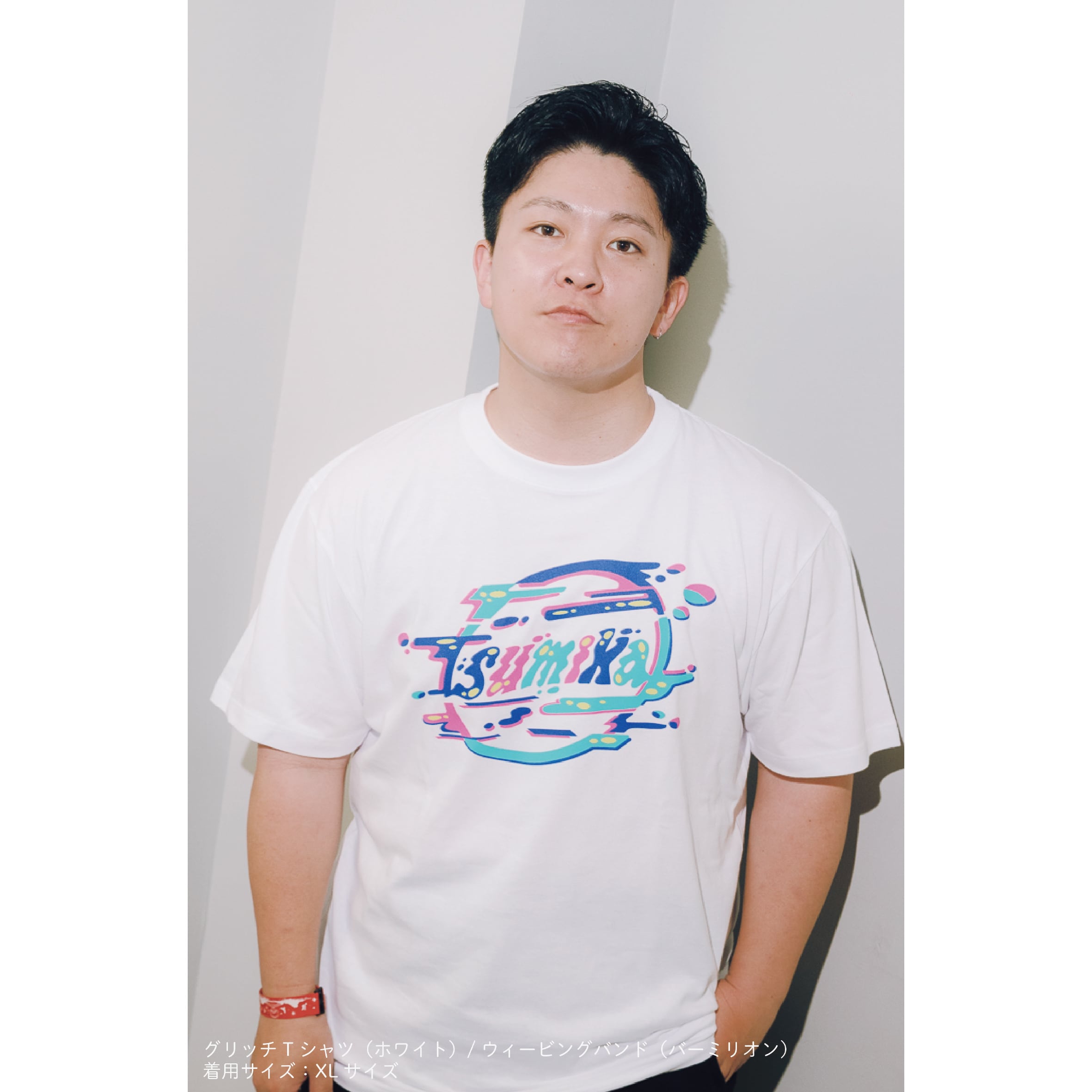 sumika / グリッチTシャツ（スレート） | shop Engawa
