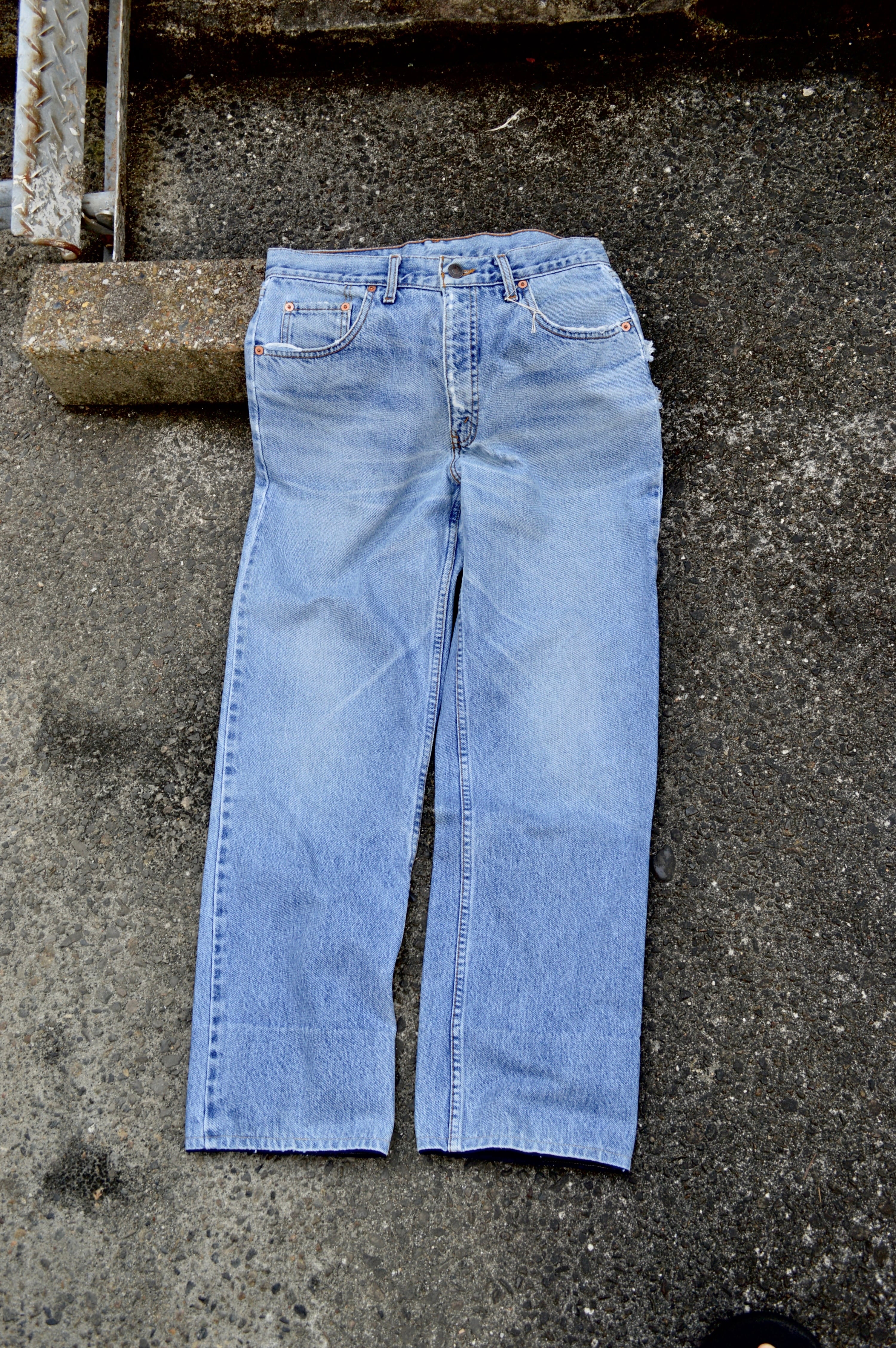 Levi's EURO 80s Orange tab 630 Made in Hungary slim straight