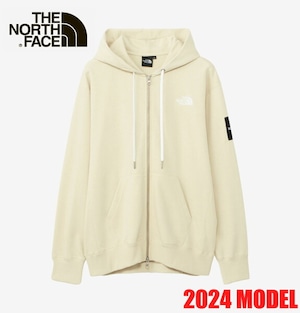 ノースフェイス パーカー スウェット ジップアップ THE NORTH FACE スクエアロゴフルジップ NT12335 グラベル