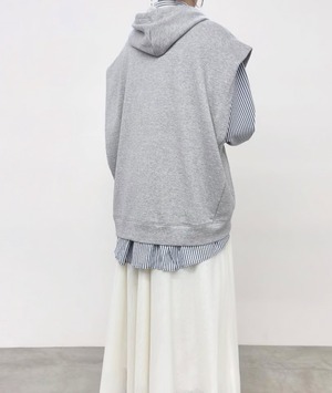 NUS ワンポイントフーディベスト 610-35010