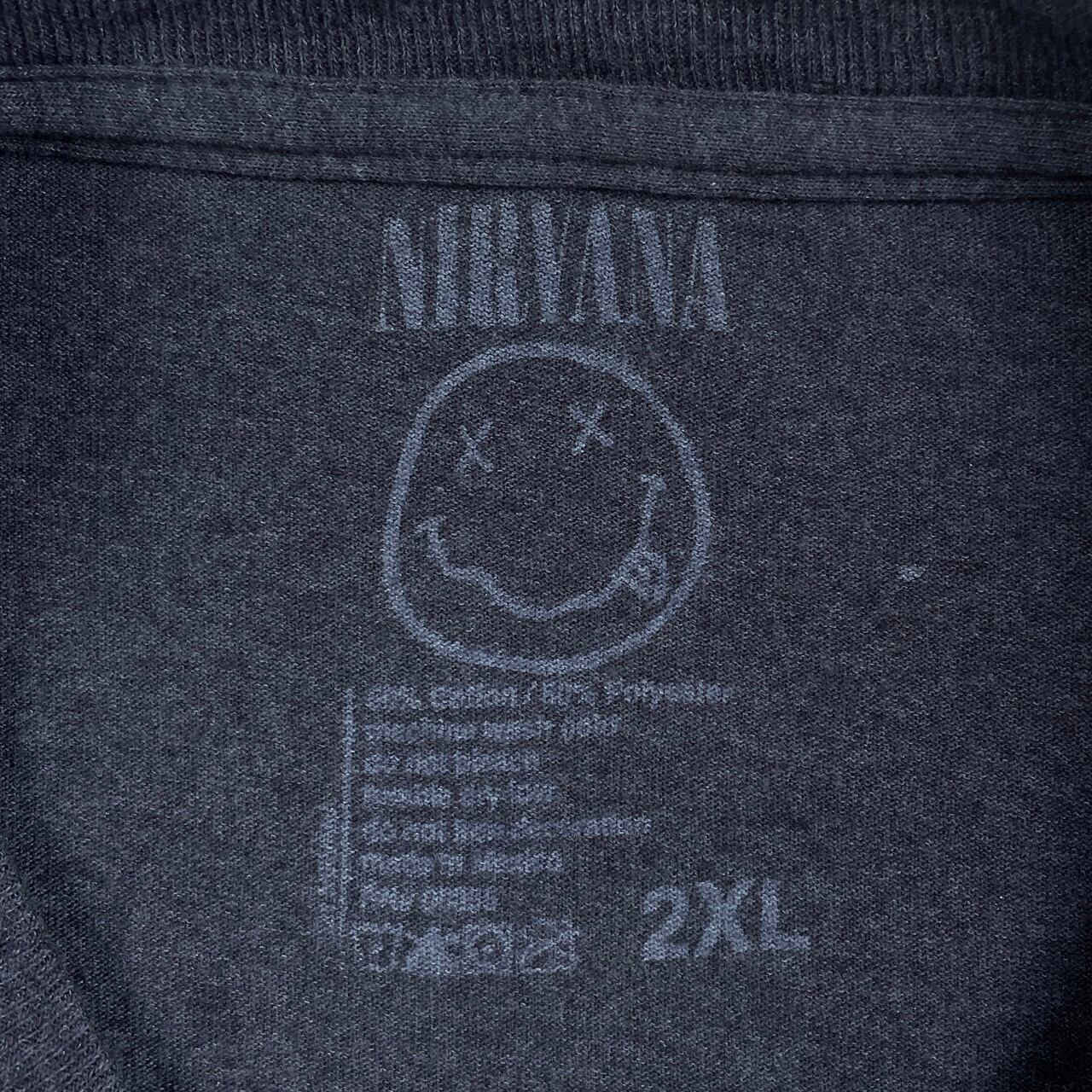 NIRVANA ニルヴァーナ スマイル バンドTシャツ バンT メンズ2XL 古着 