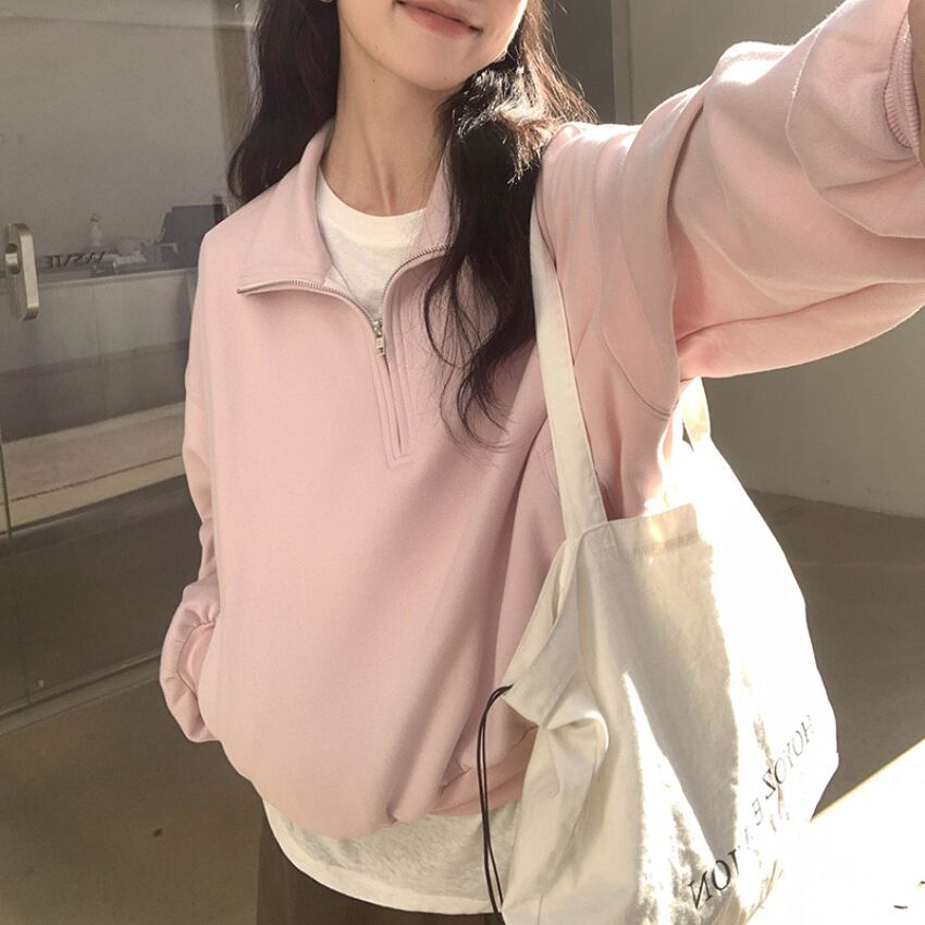 half-zip sweatshirt J00001