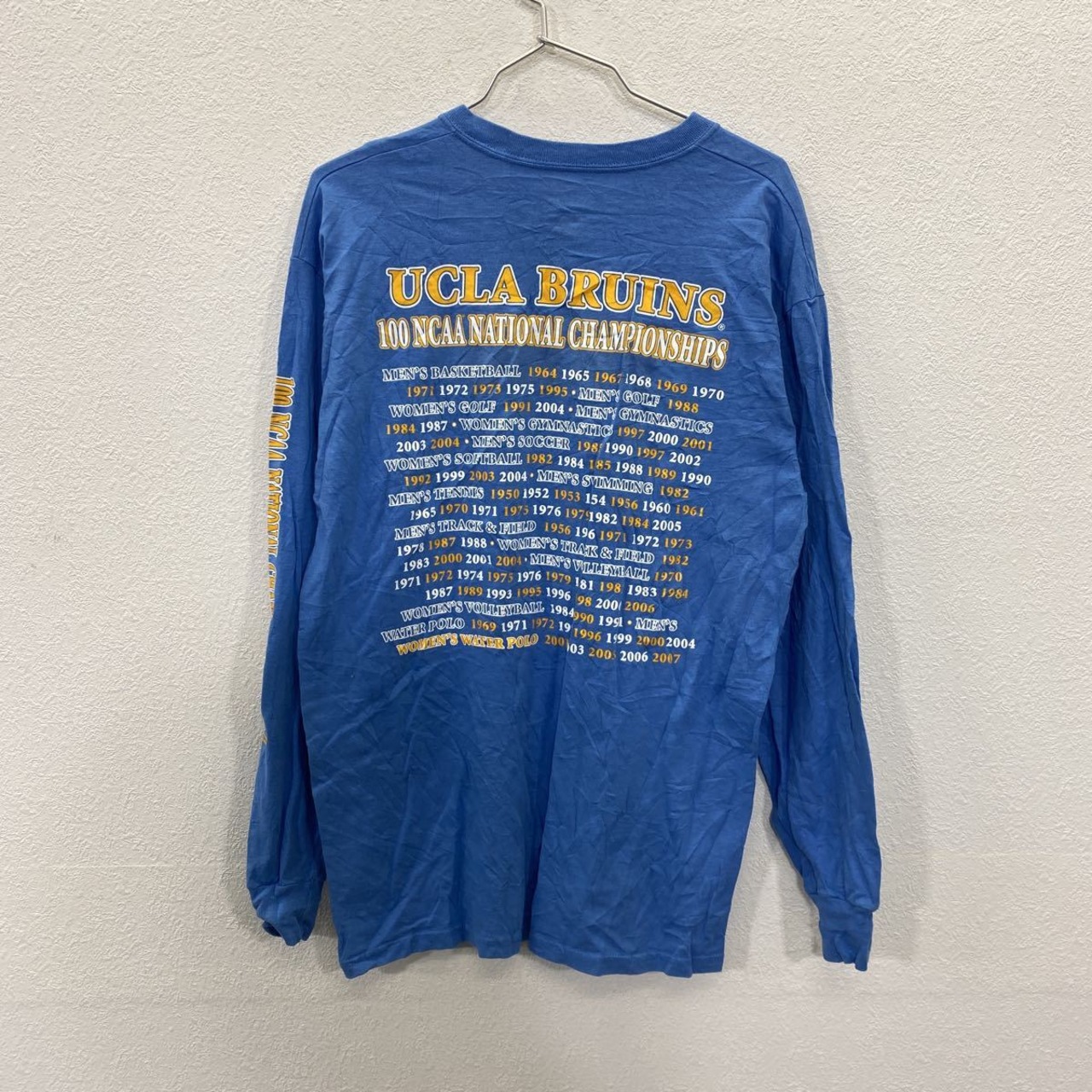 RUSSELL ATHLETIC ロングTシャツ Mサイズ ラッセルアスレチック UCLA 