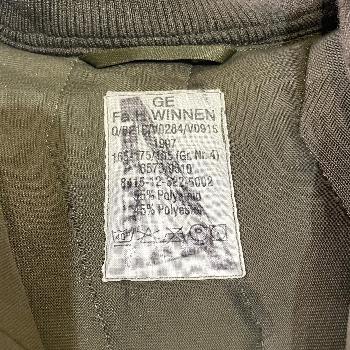 90s GE Fa.H.WINNEN quilting liner jacket | What