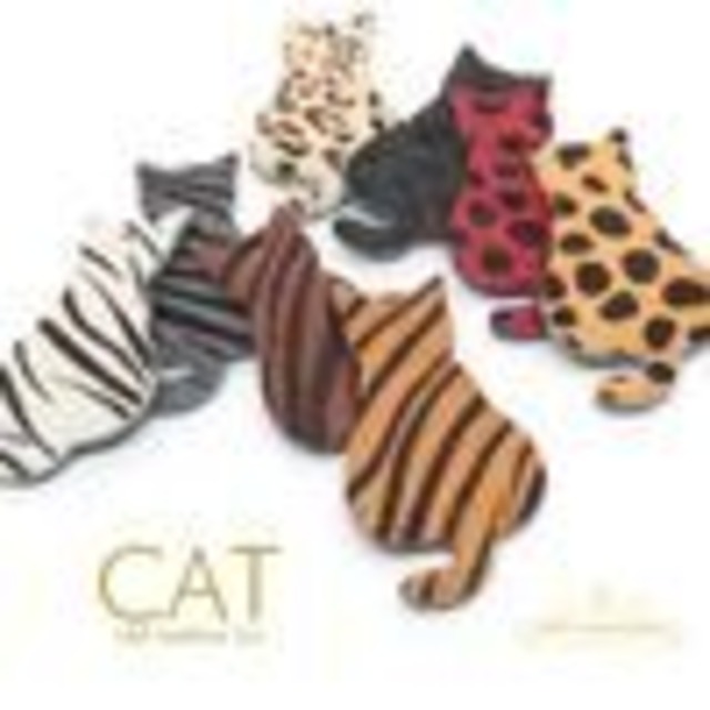 ★L&A original★本革製品★Genuine Leather★毛皮のCAT★