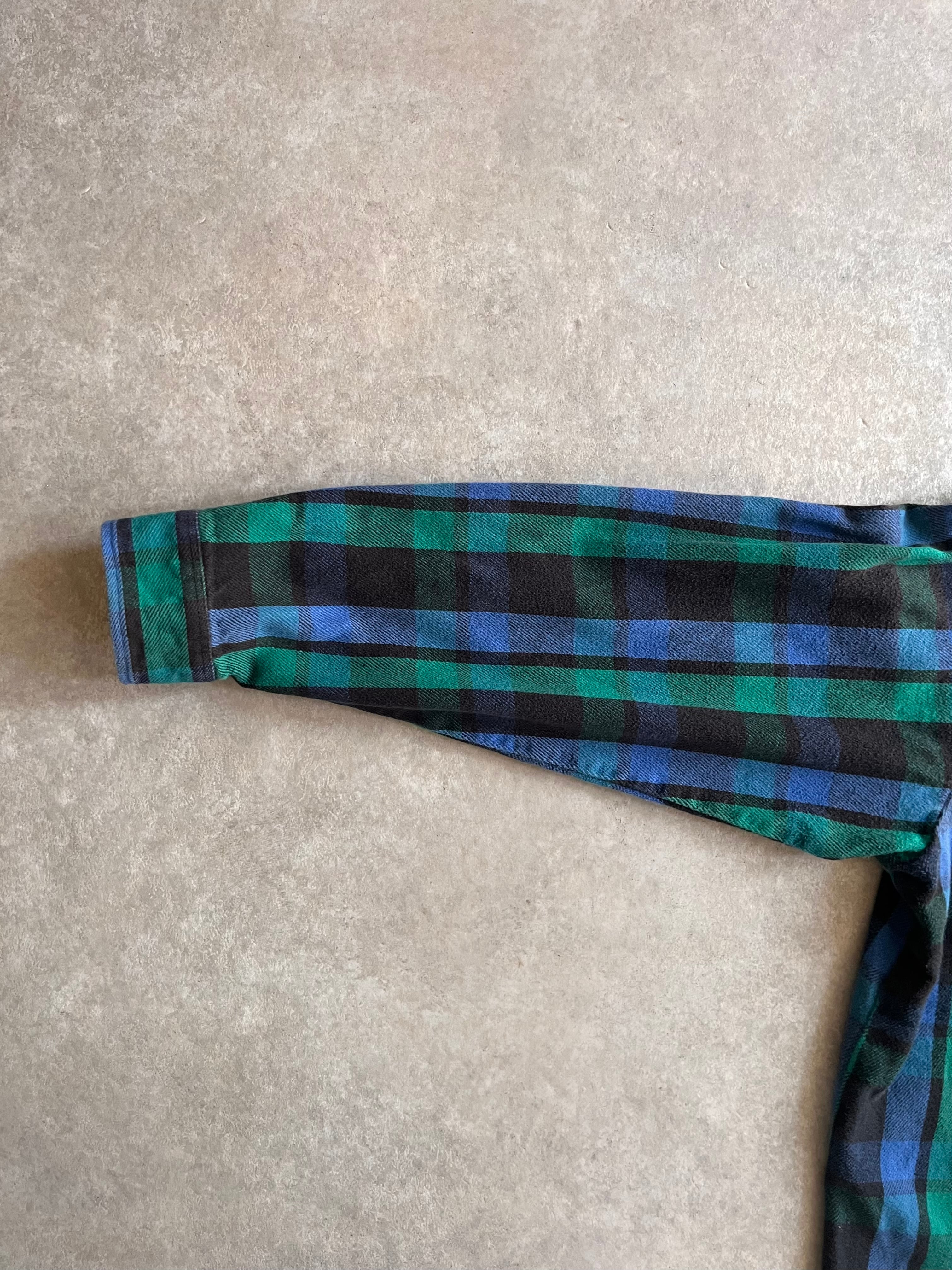 1980s OSH KOSH Flannel Shirts Made in USA XL G596 | ROGER'S used