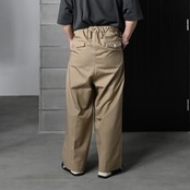 ANACHRONORM(アナクロノーム）UTILITY ANORAK PULLOVER、LEH(レー）Wrap Wide Slacksコーディネート