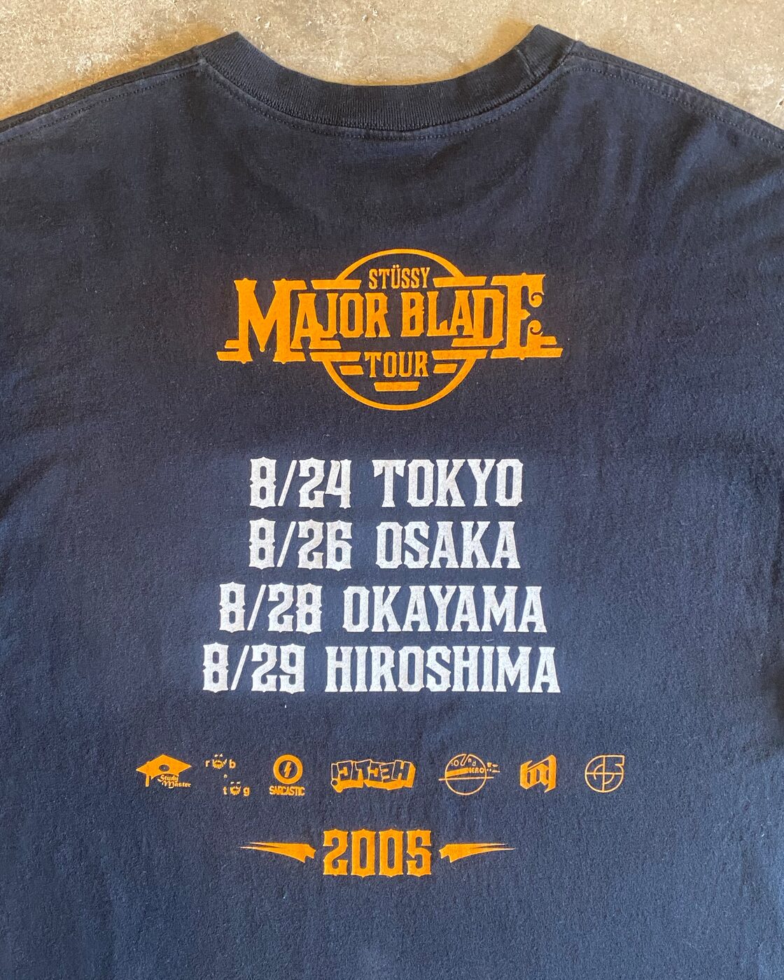 STUSSY】 Major Blade Tour Tee | Pay ID