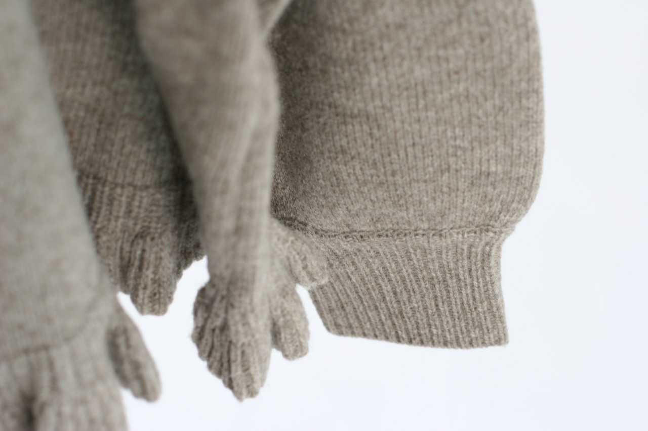 【ROBE de PEAU】Skipper frill knit pullover(RS028)