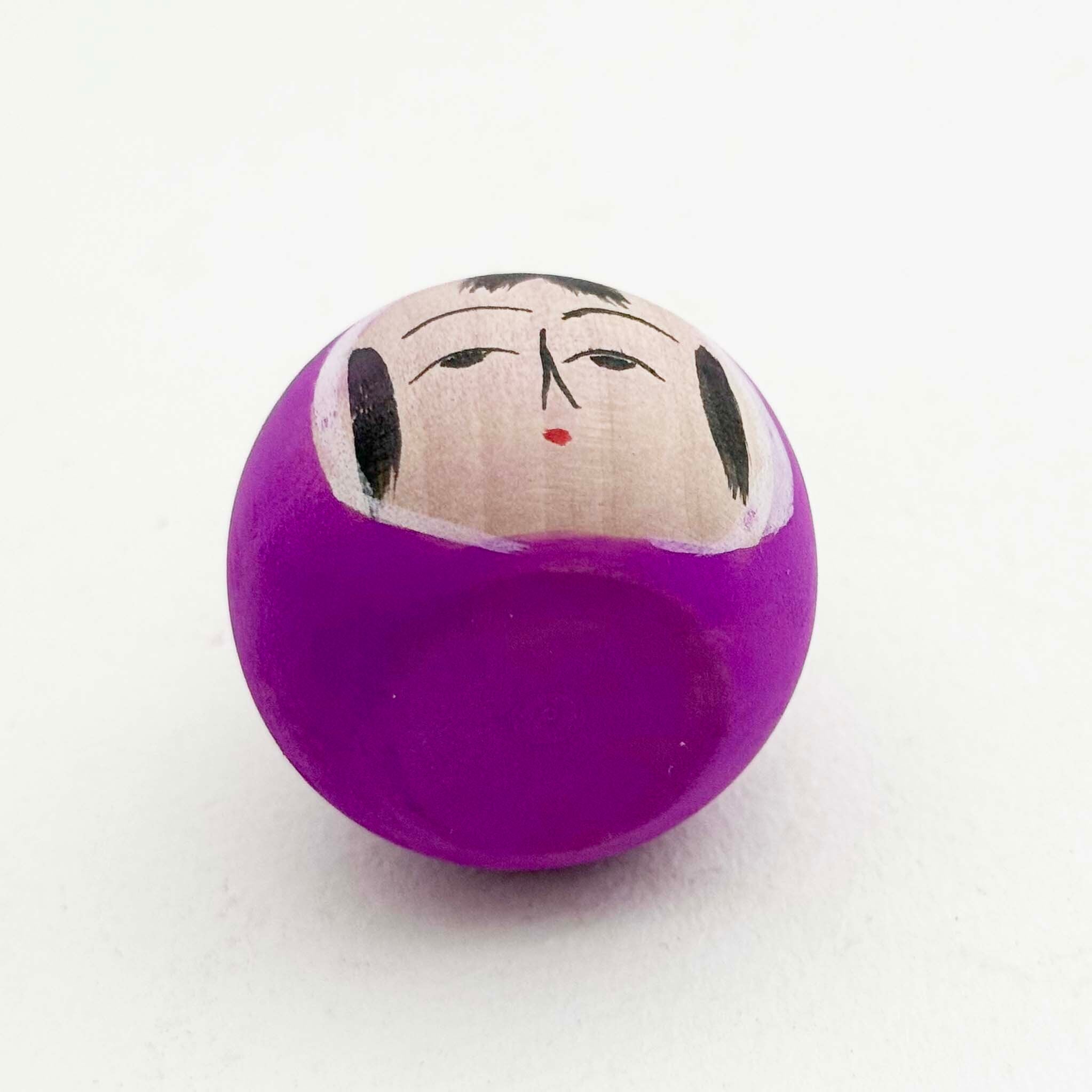 栗坊やこけし（遠刈田系 / 小笠原義雄工人）大