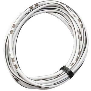 【在庫のみ】デイトナ(Daytona) 純正色ハーネス/2m AVS0.75(許容電力14A12V)白/黒 93193