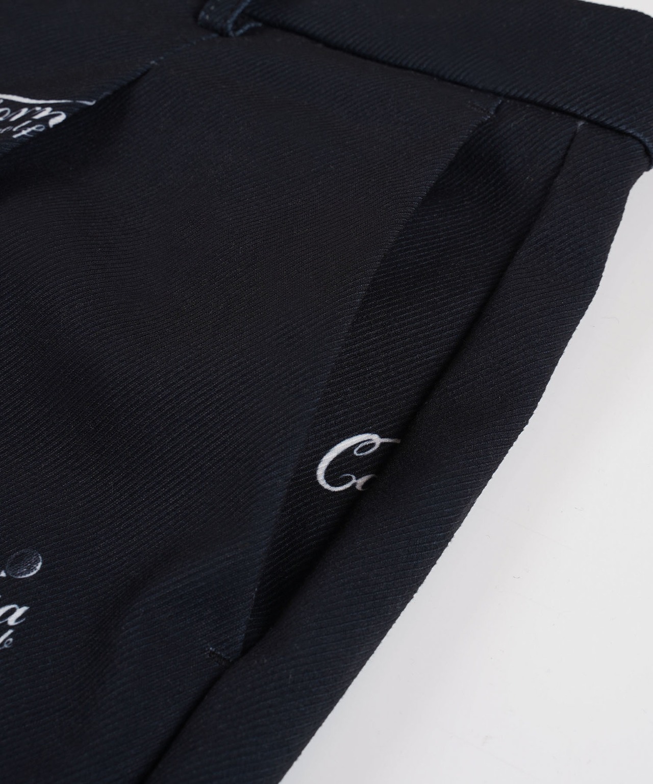 【RCGC】CGC LOGO PATTERN STRETCH WIDE TUCK PANTS［RGP008］