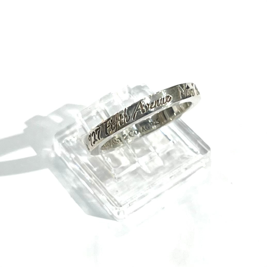 TIFFANY＆CO】【13号】 2524 ティファニーaddressナローリング 指輪