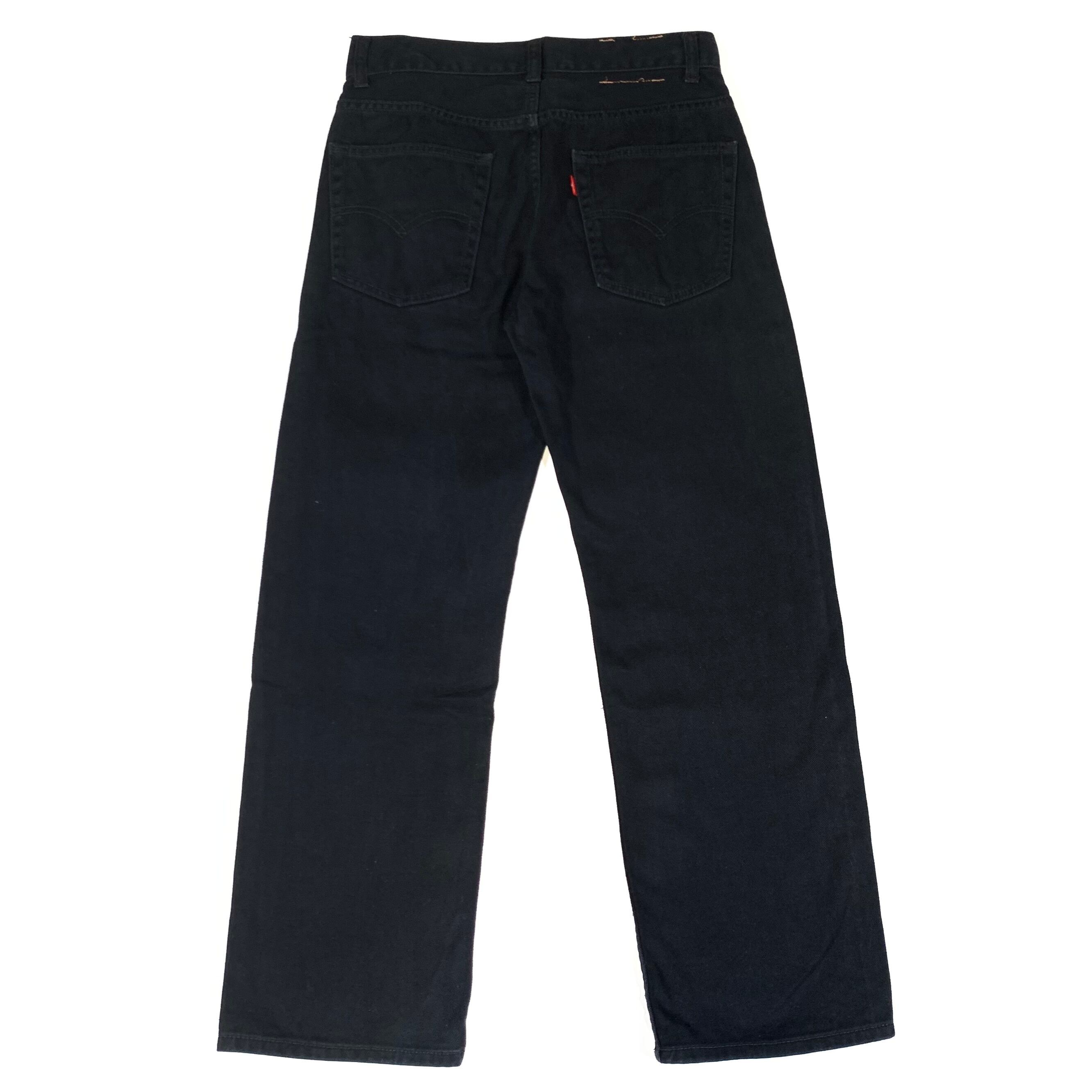 8615 リーバイス 550 ブラックデニム テーパード 輸入古着 W30