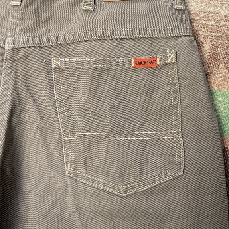 60s PENNEYS FOREMOST RANCHCRAFT Cotton Twill Pants (W28.5 60s PENNEYS FOREMOST RANCHCRAFT Cotton Twill Pants (W28.5