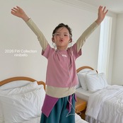 韓国子供服 / ninibello / Layered T-shirt Set / 長袖Ｔシャツ *XS~XXL*