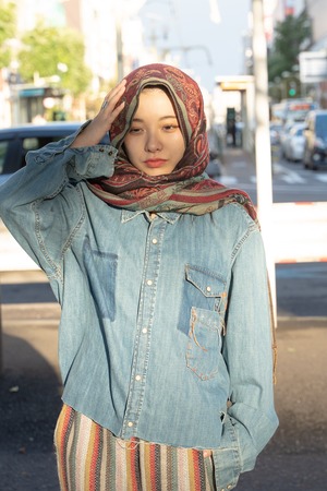 【IKORIH】remake denim jacket