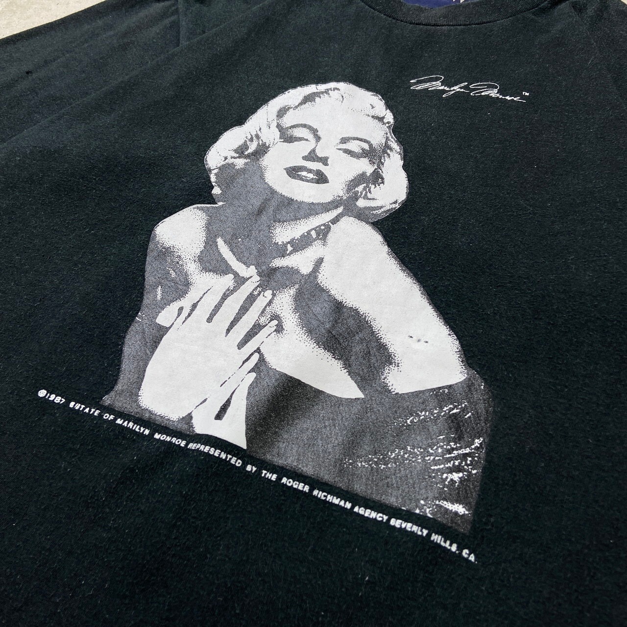 80年代 Marilyn Monroe マリリン・モンロー プリントTシャツ メンズS-M 