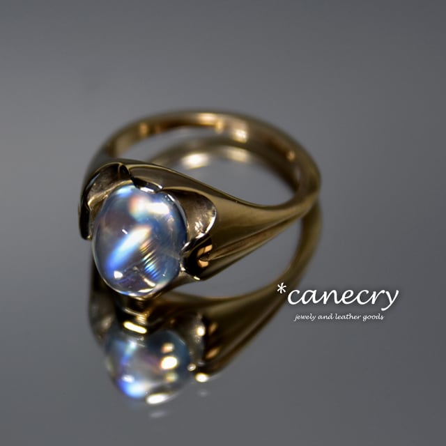 ラブラドライトのリング