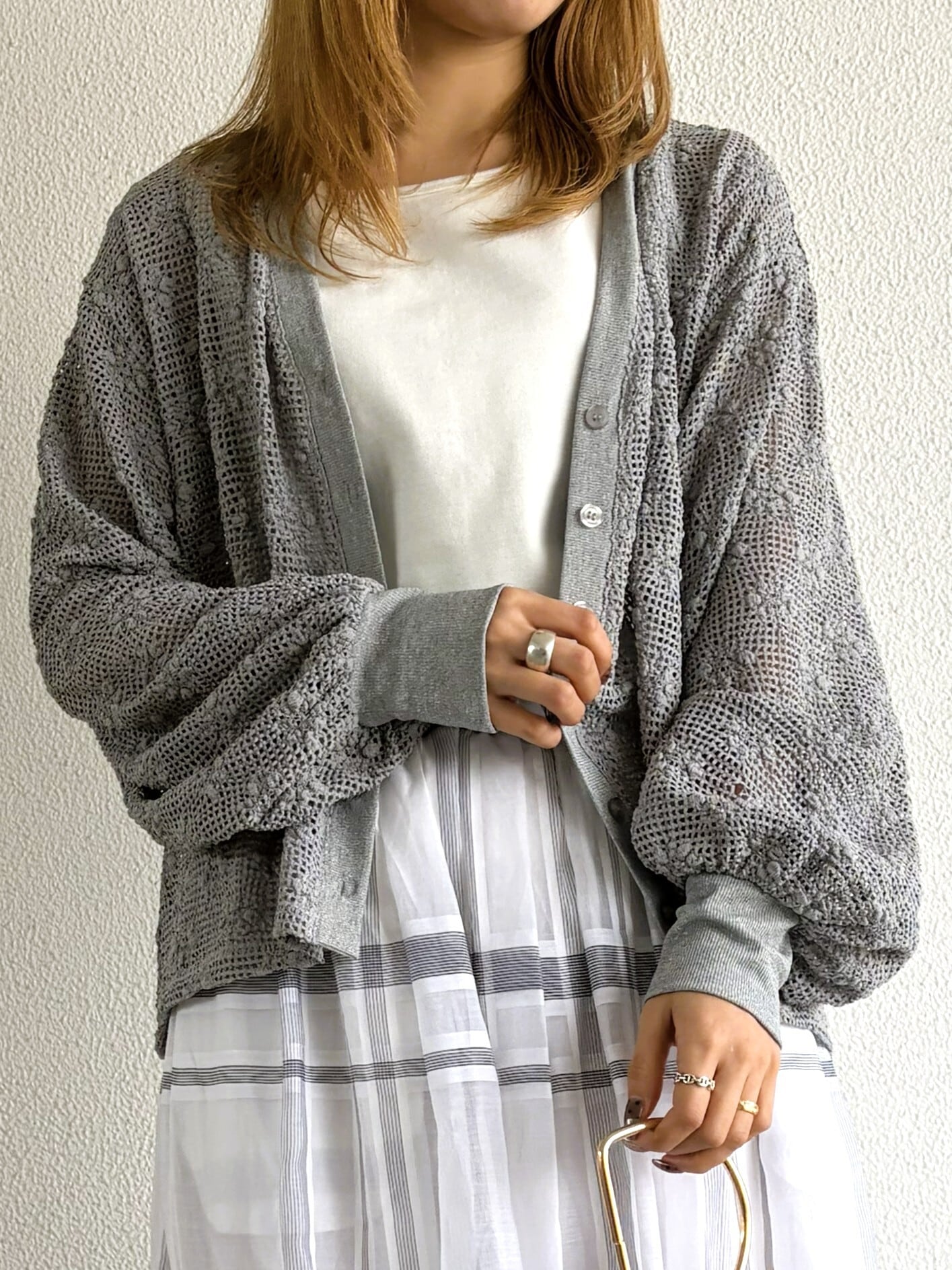 9286KT】ストレッチレースカーディガン（9107-64041） | 9286 Fashion Lab
