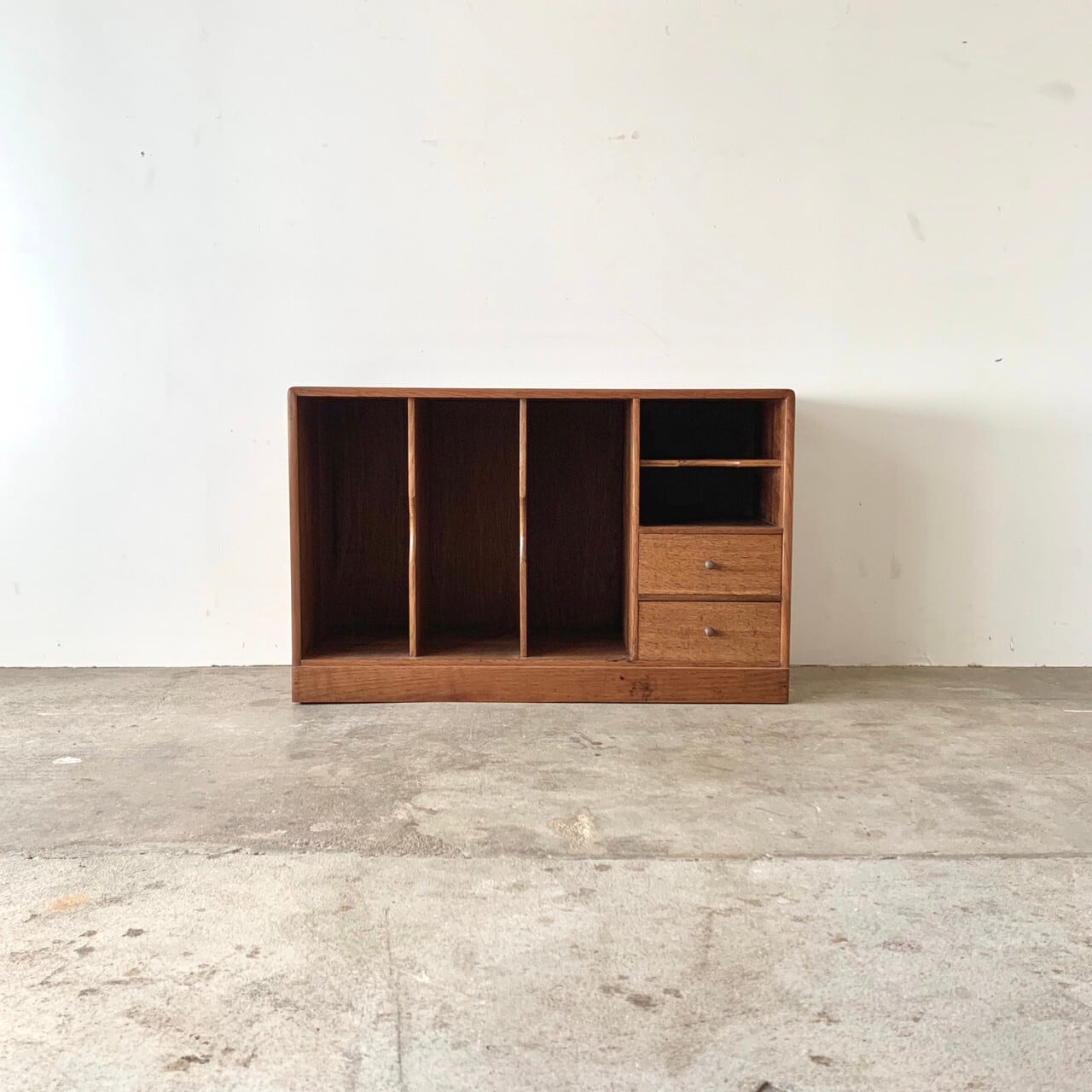 引き出し付の本立て　古道具