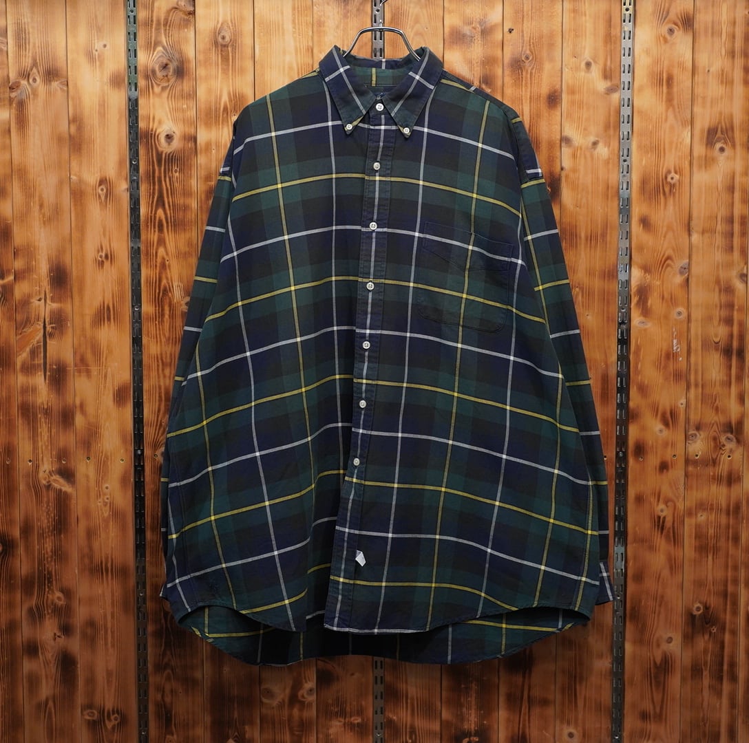 90s ralphlauren the big oxford 裾ポニー シャツ XL/ラルフローレン