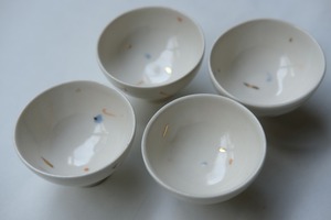 山牌｜茶杯-彩點高杯