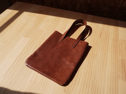 Piatta mini　フラットトートバッグ　山羊革