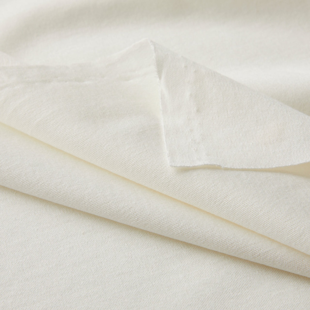 97-527-2m-綿系-【B品】耳汚れあり-スムースニット-無地柄-オフホワイト