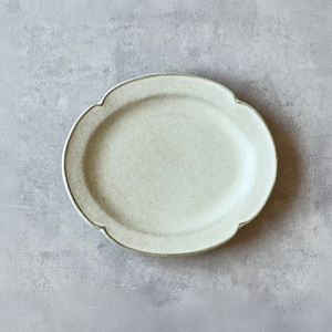 A2513 デプレオーバルプレートS(白)