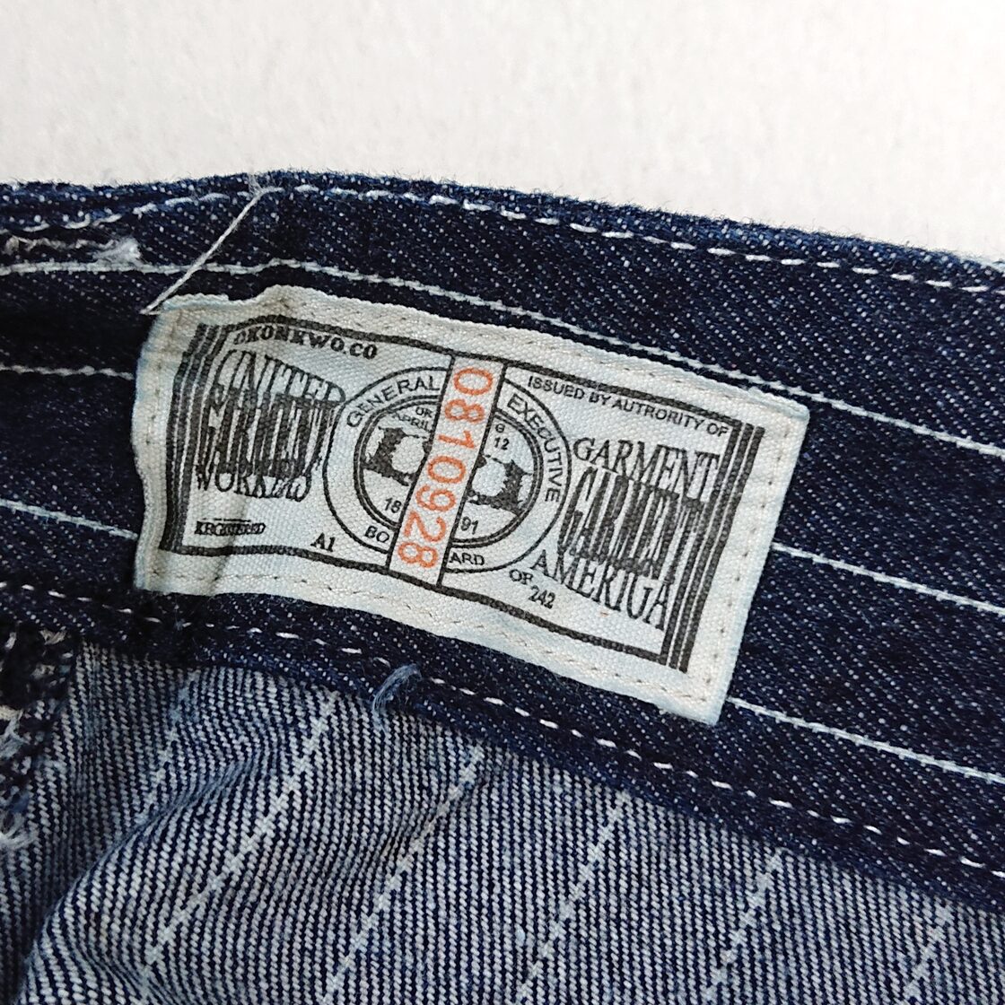 OKONKWO MFG.CO. デニムワイドペインターパンツ 50