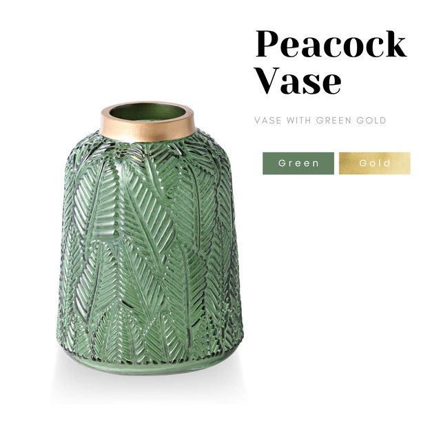 Peacock Vase ピーコックベース