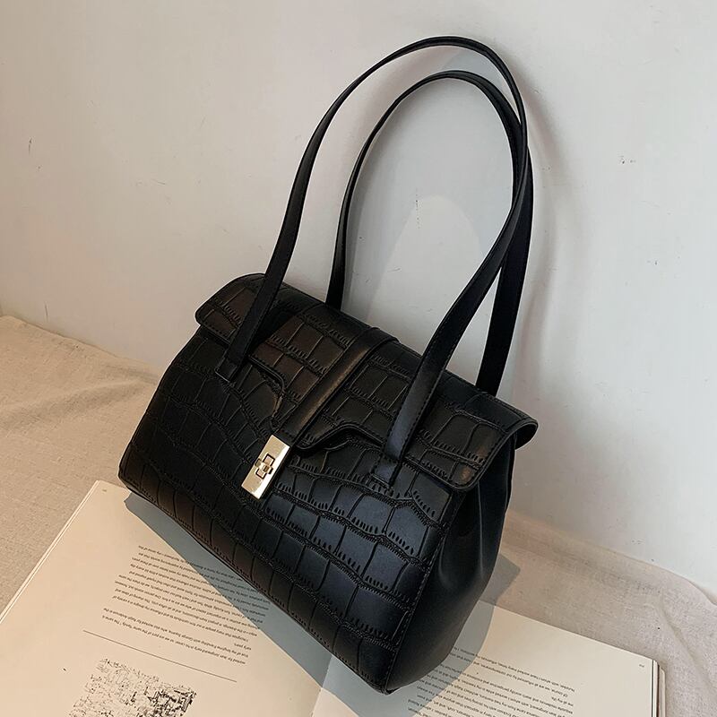 -エンドポータブルラージバッグ女性バッグ2020秋と冬の新しい流行のファッション大容量ショルダーバッグワイルドプラチナバッグ Tiancai_Wing_Bag8417494949