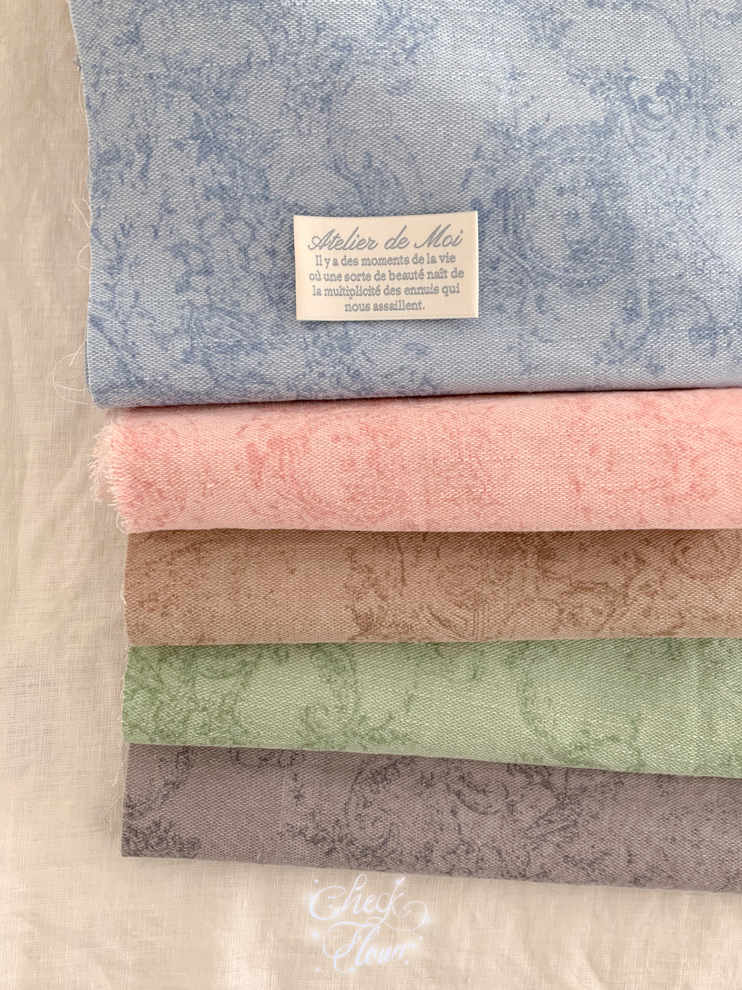 【即納】トワルドジュイ ヴィンテージ デニム生地