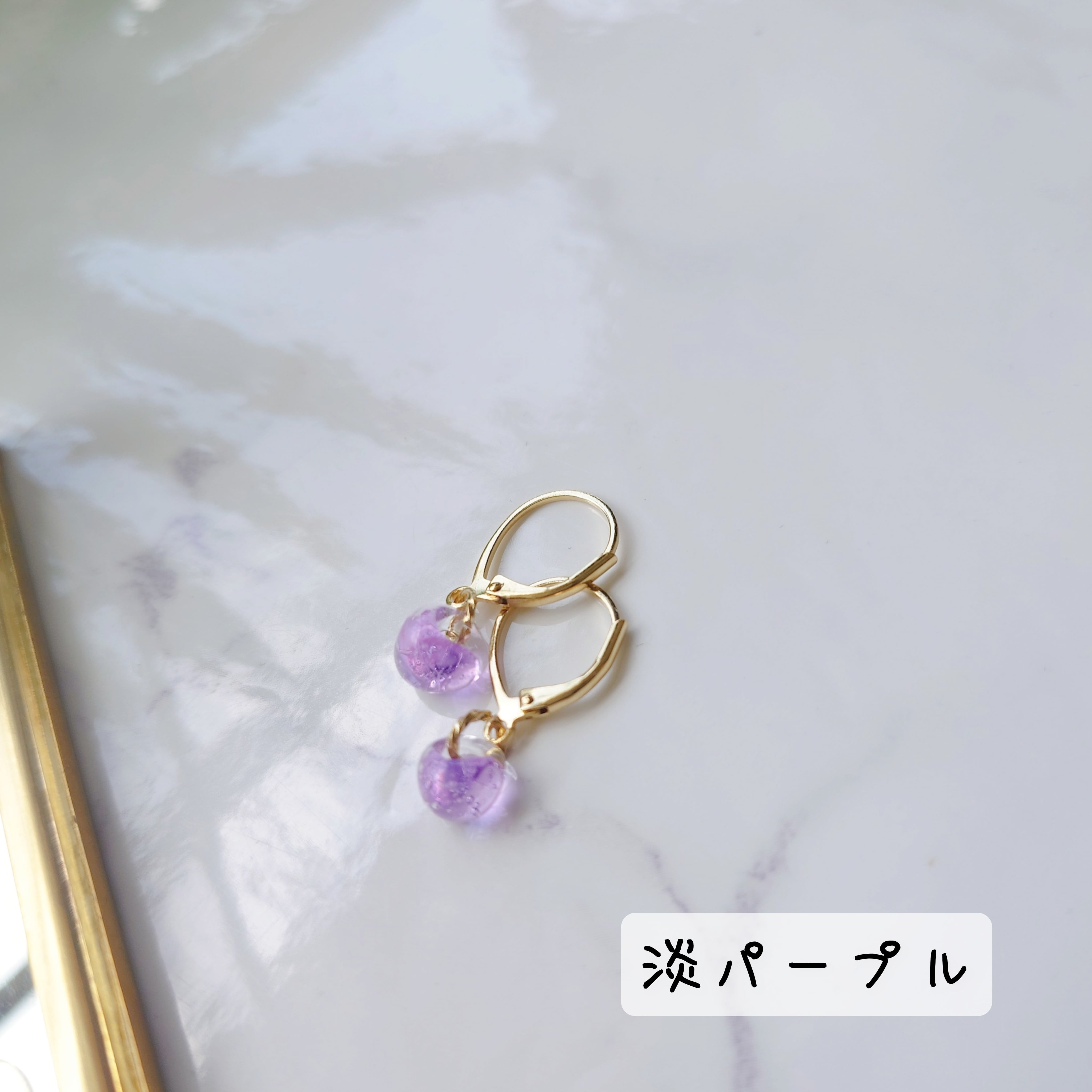 ティアドロップピアス(フレンチフック) | yumecocolino