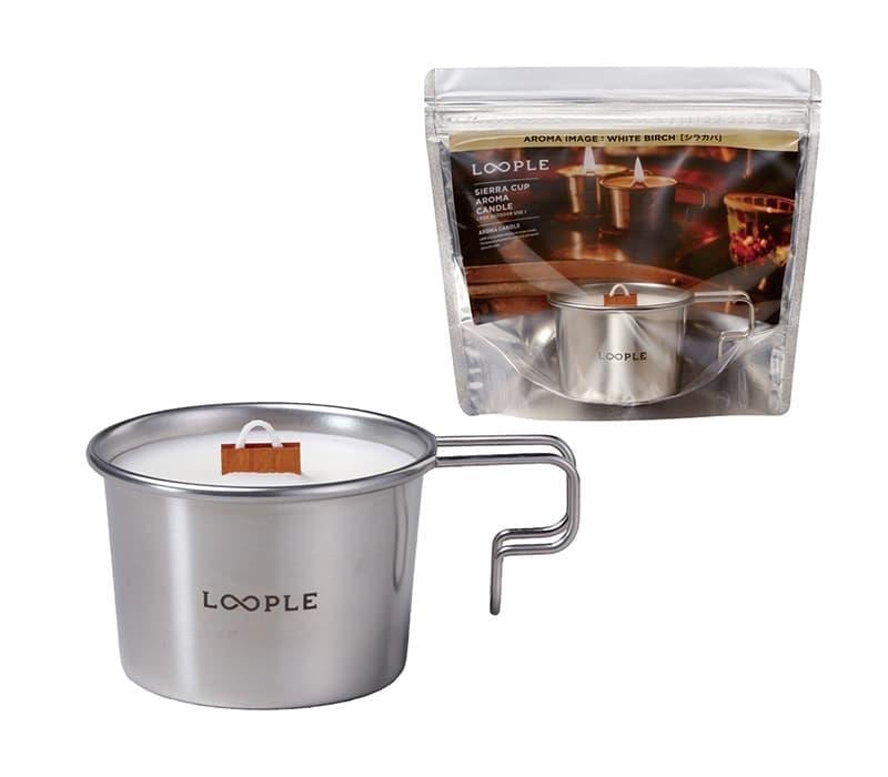 LOOPLEループル】シェラカップアロマキャンドル（シラカバ）商品コード