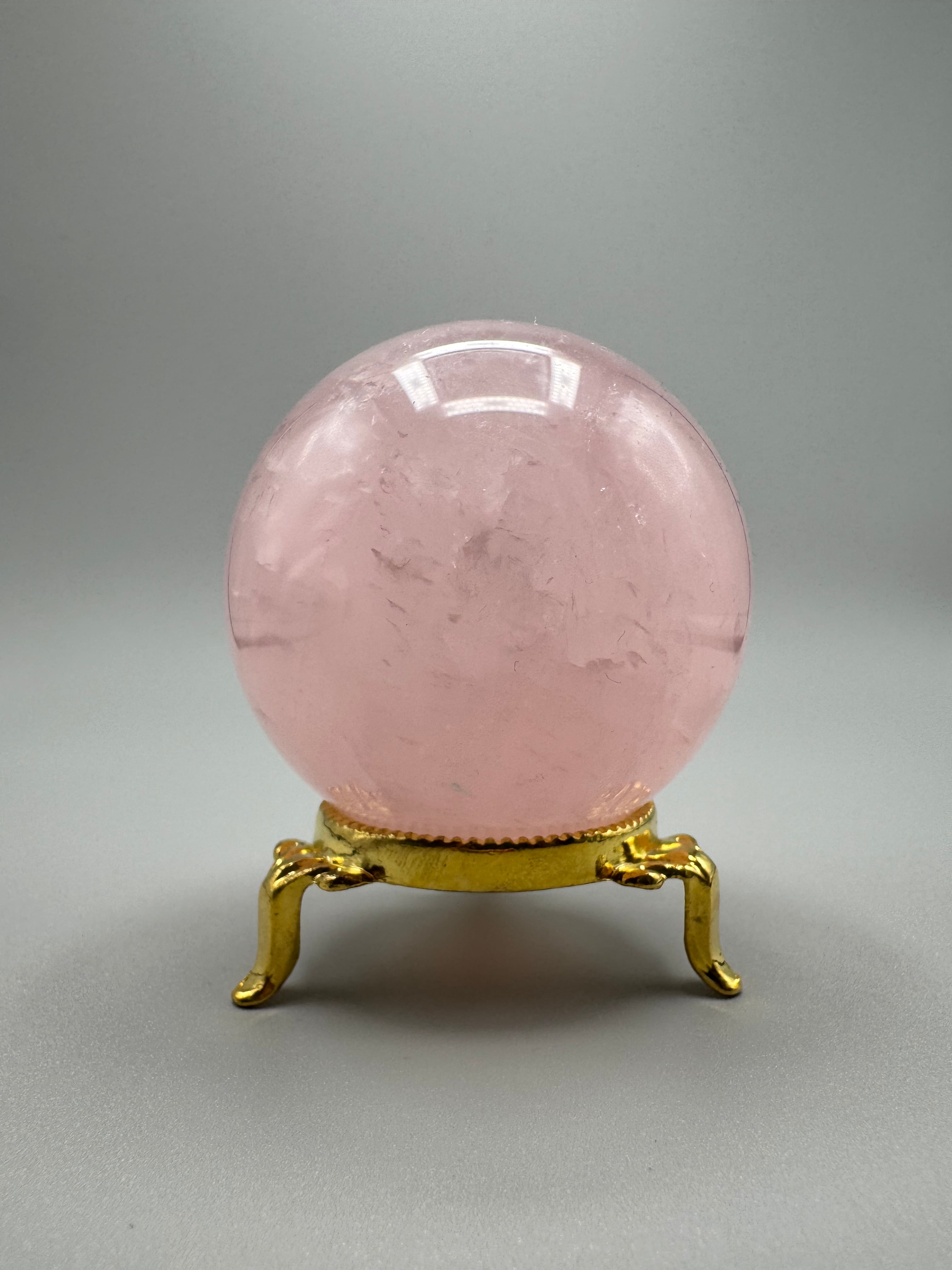 マダガスカル産パープルローズクォーツスフィア58mm | Pay ID