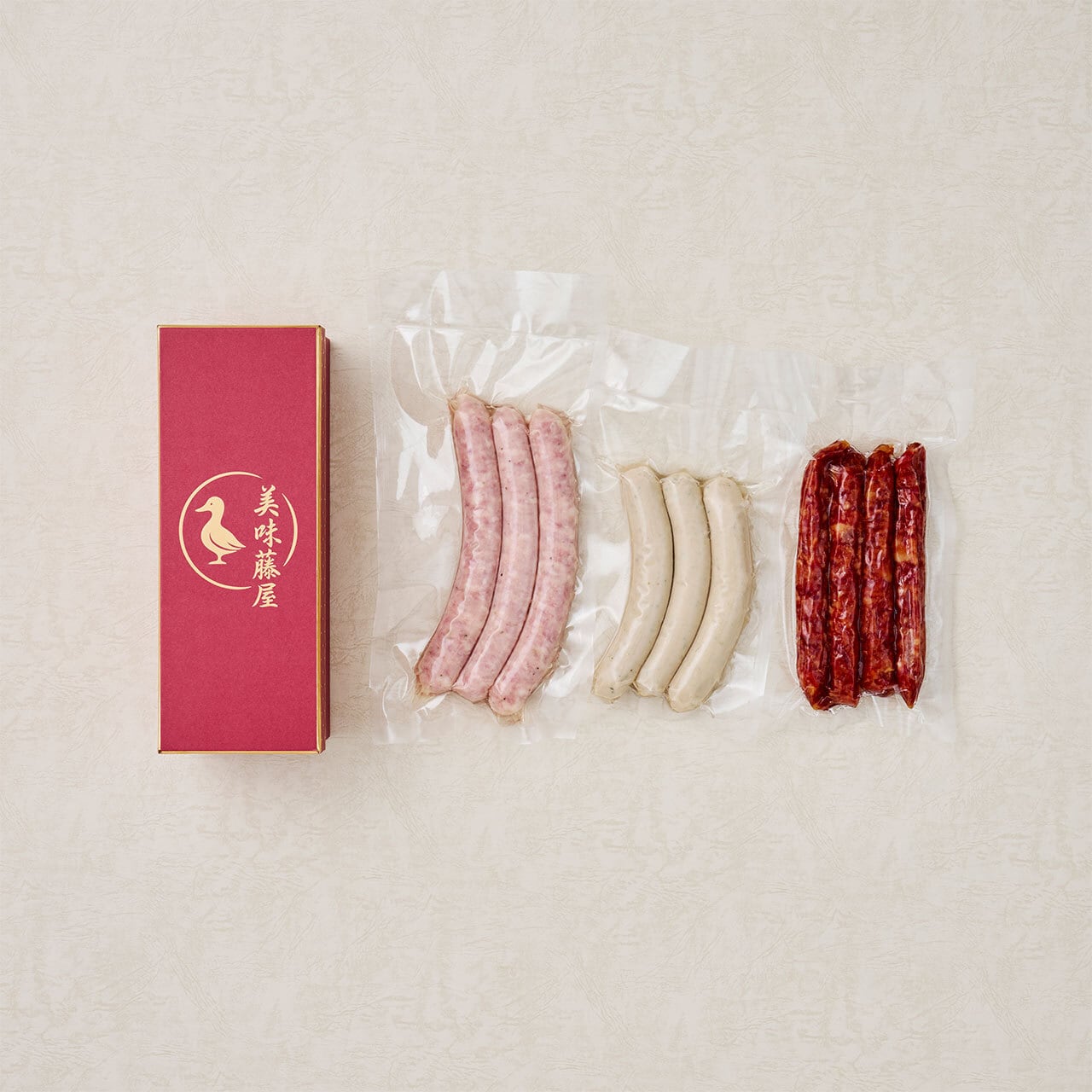 ギフト用詰め合わせ（チャーシュー3種、ソーセージ3種）